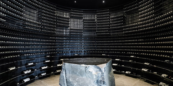 About the Rock in the Silver Oak Wine Library