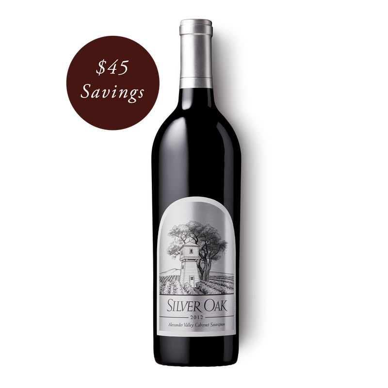 $45 Savings | 2012 Silver Oak Alexander Valley Cabernet Sauvignon wine bottle