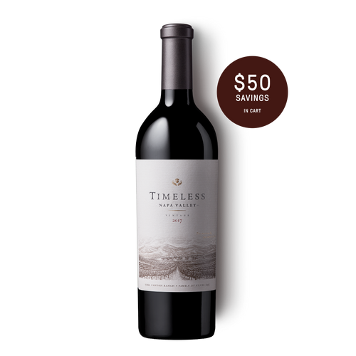 2017 Timeless Napa Valley 750ml wine bottle | $50 Savings in Cart
