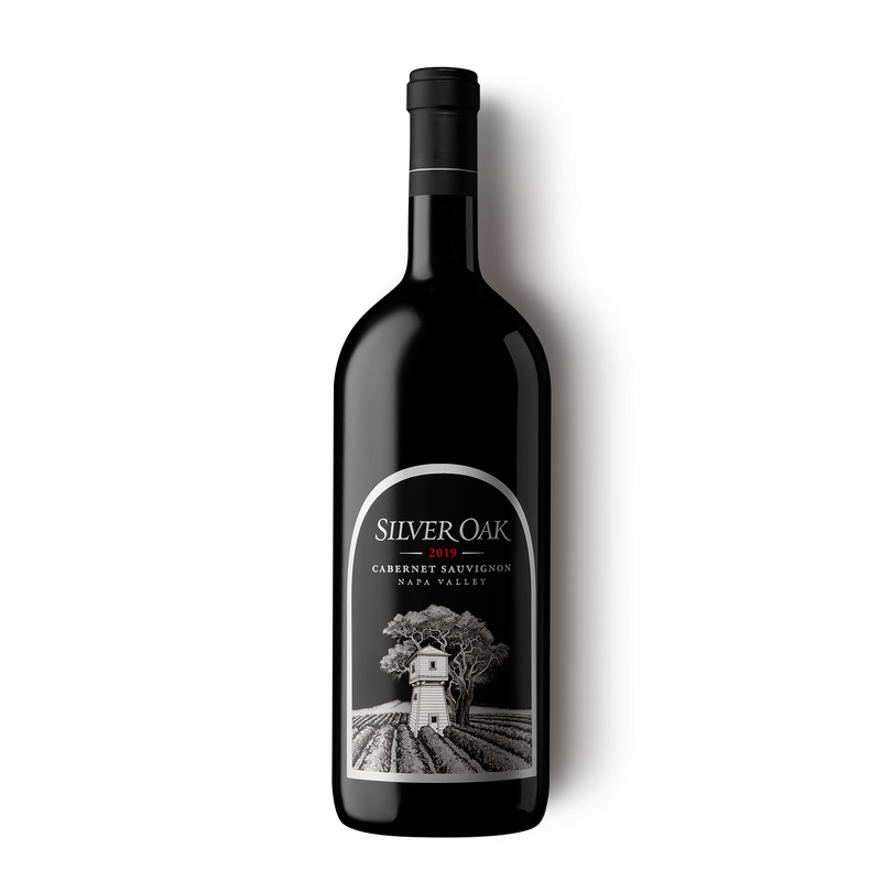 2019 Silver Oak Napa Valley Cabernet Sauvignon 1.5L Magnum red wine bottle