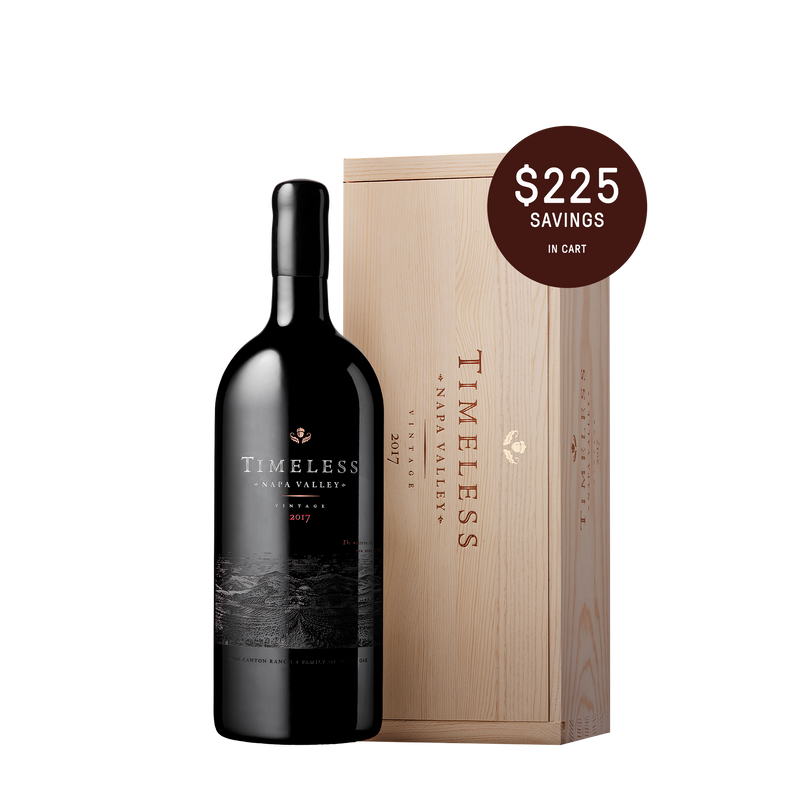 2017 Timeless Napa Valley 3L bottle with wooden box | $225 Savings in Cart