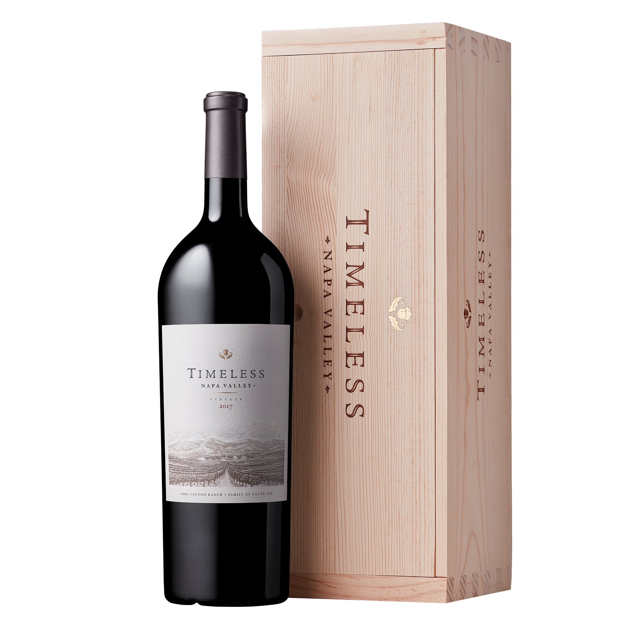 2017 Timeless Napa Valley 1.5L Magnum with wood box