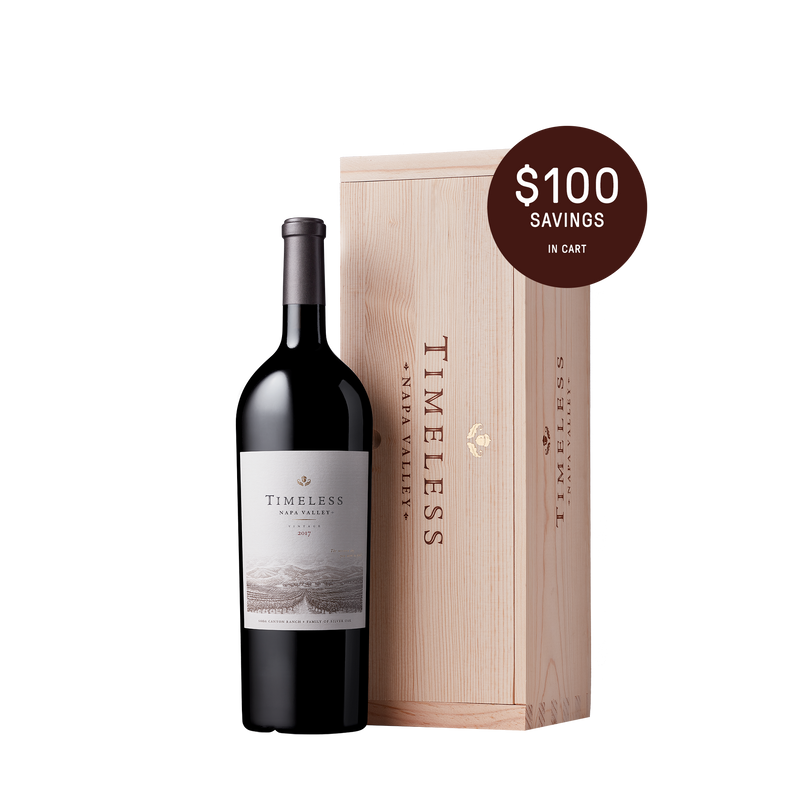 2017 Timeless Napa Valley 1.5L Magnum with wooden box | $100 Savings in Cart
