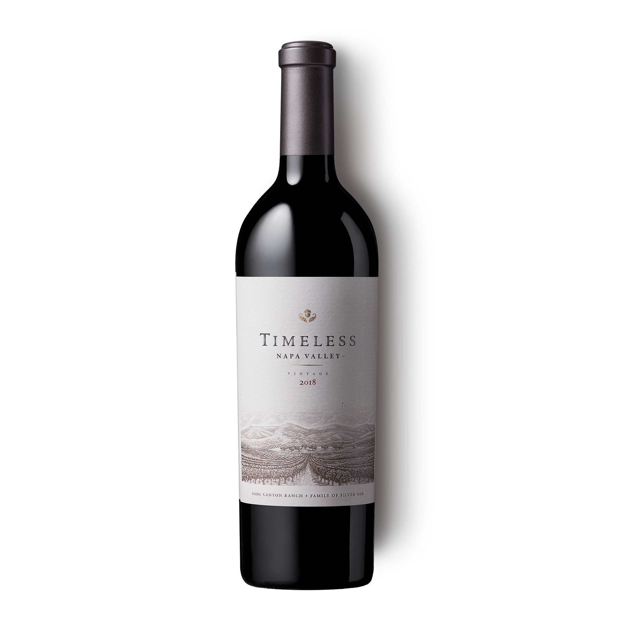 2018 Timeless Napa Valley Red Wine 750ml wine bottle