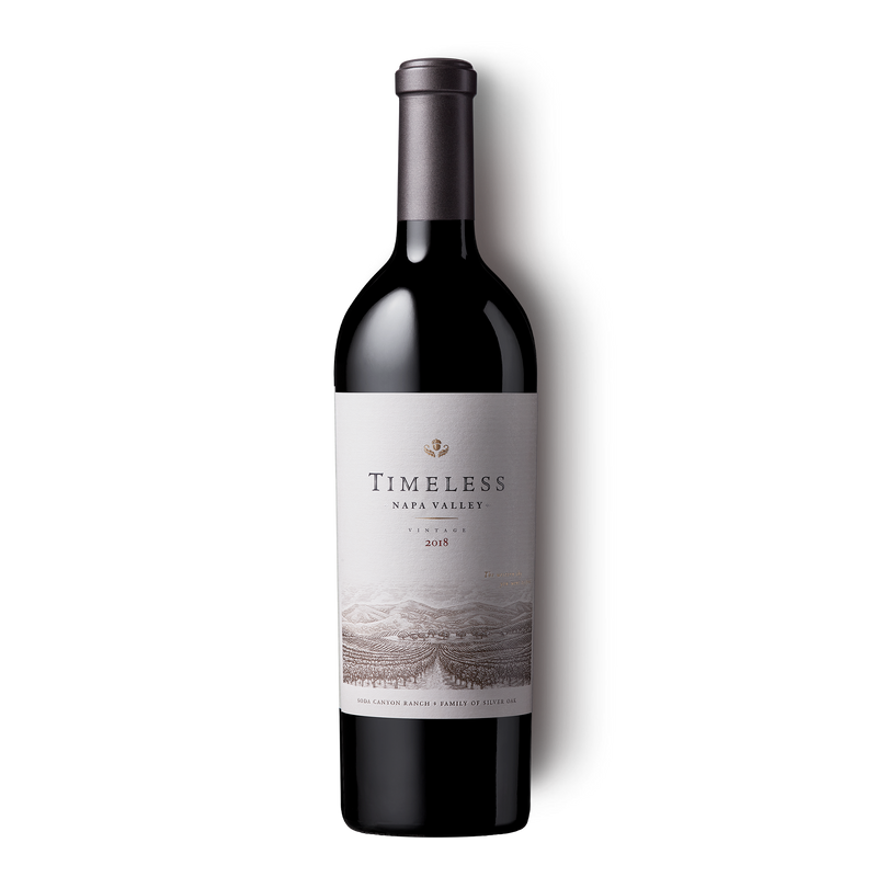 2018 Timeless Napa Valley Red Wine 750ml wine bottle