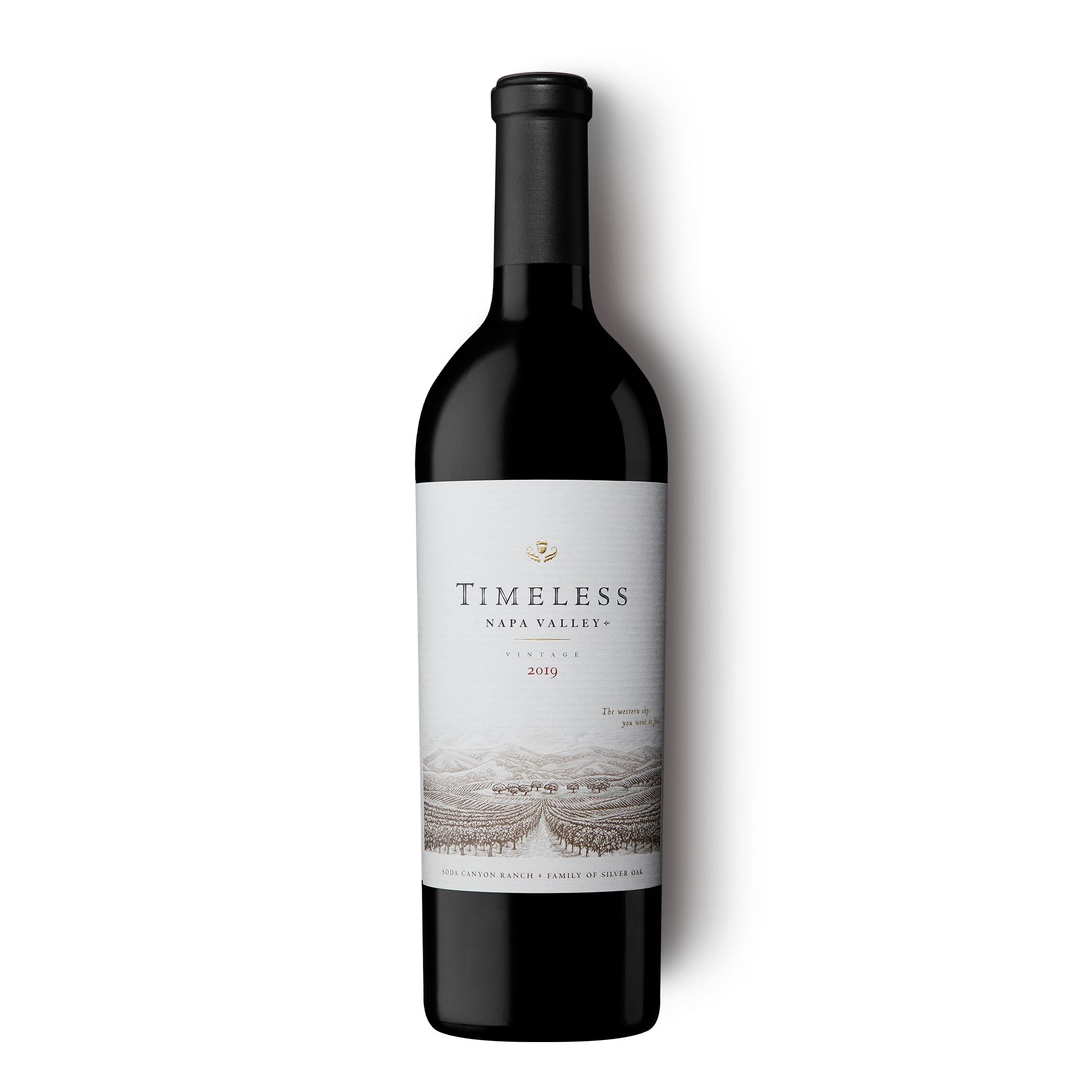 2019 Timeless Napa Valley Red Wine 750ml wine bottle