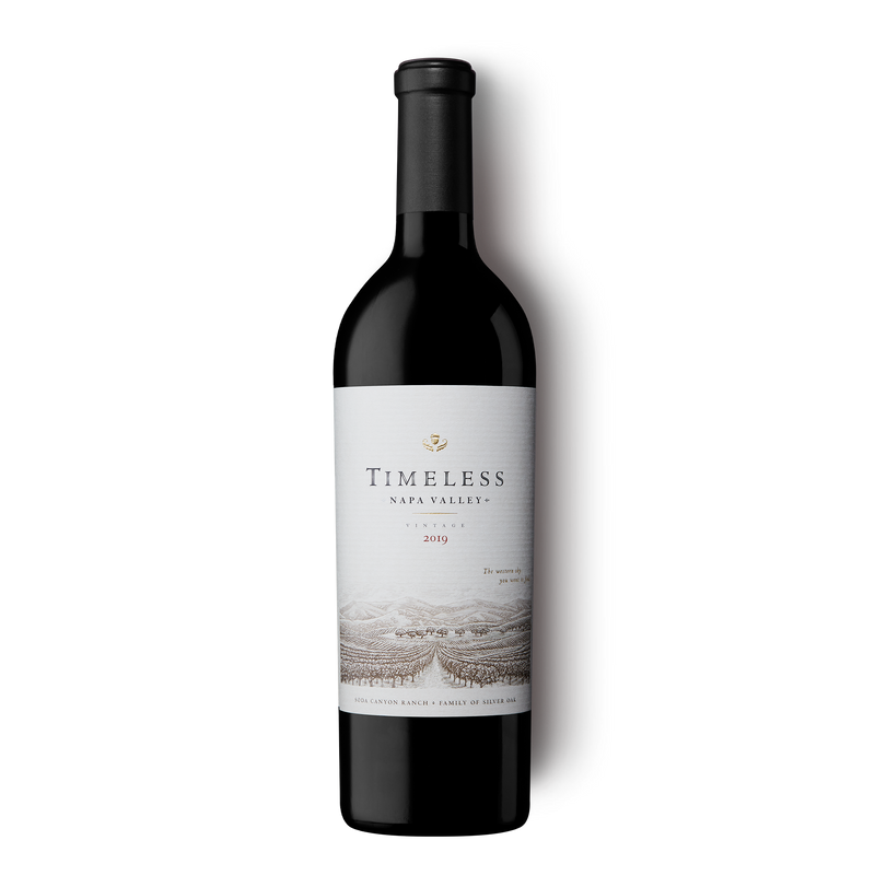 2019 Timeless Napa Valley Red Wine 750ml wine bottle