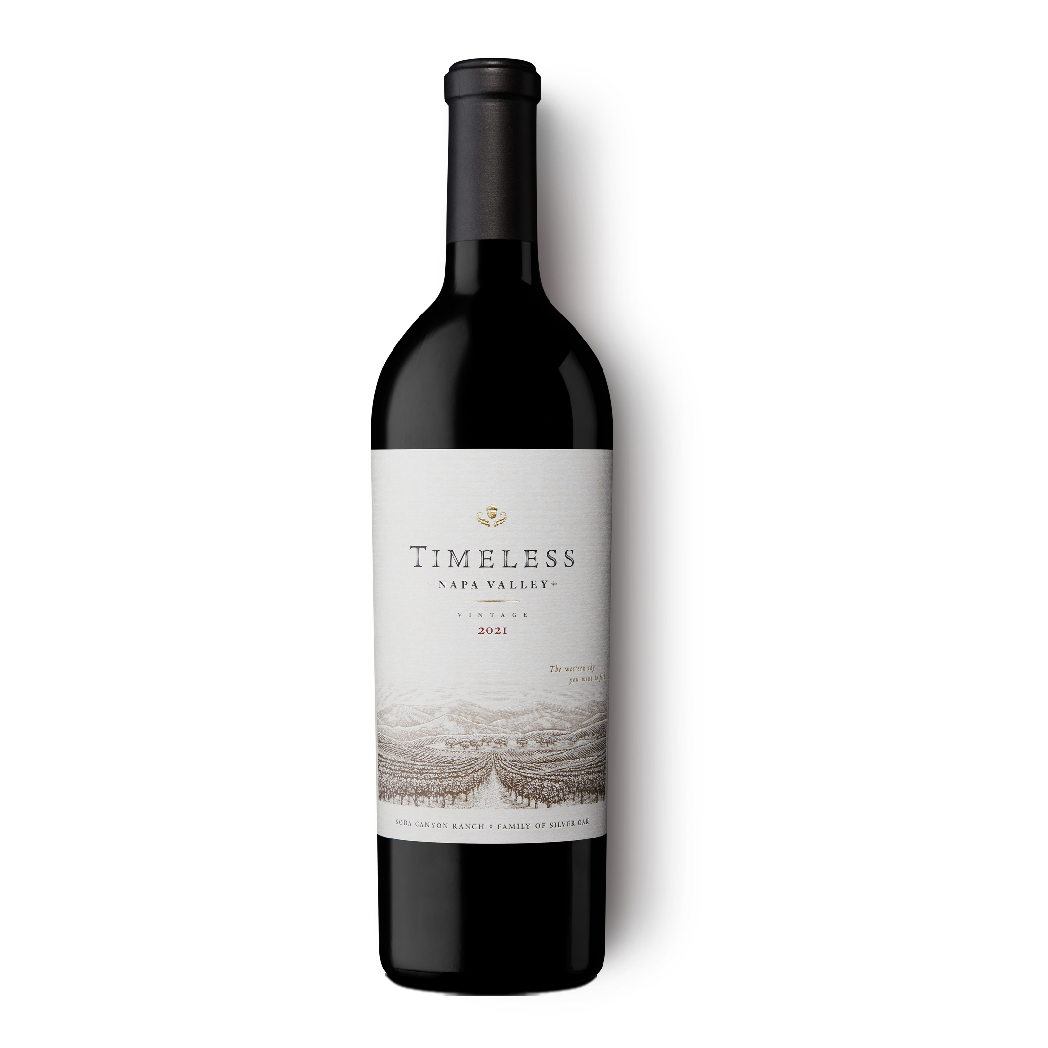 2021 Timeless Napa Valley Red Wine Bottle