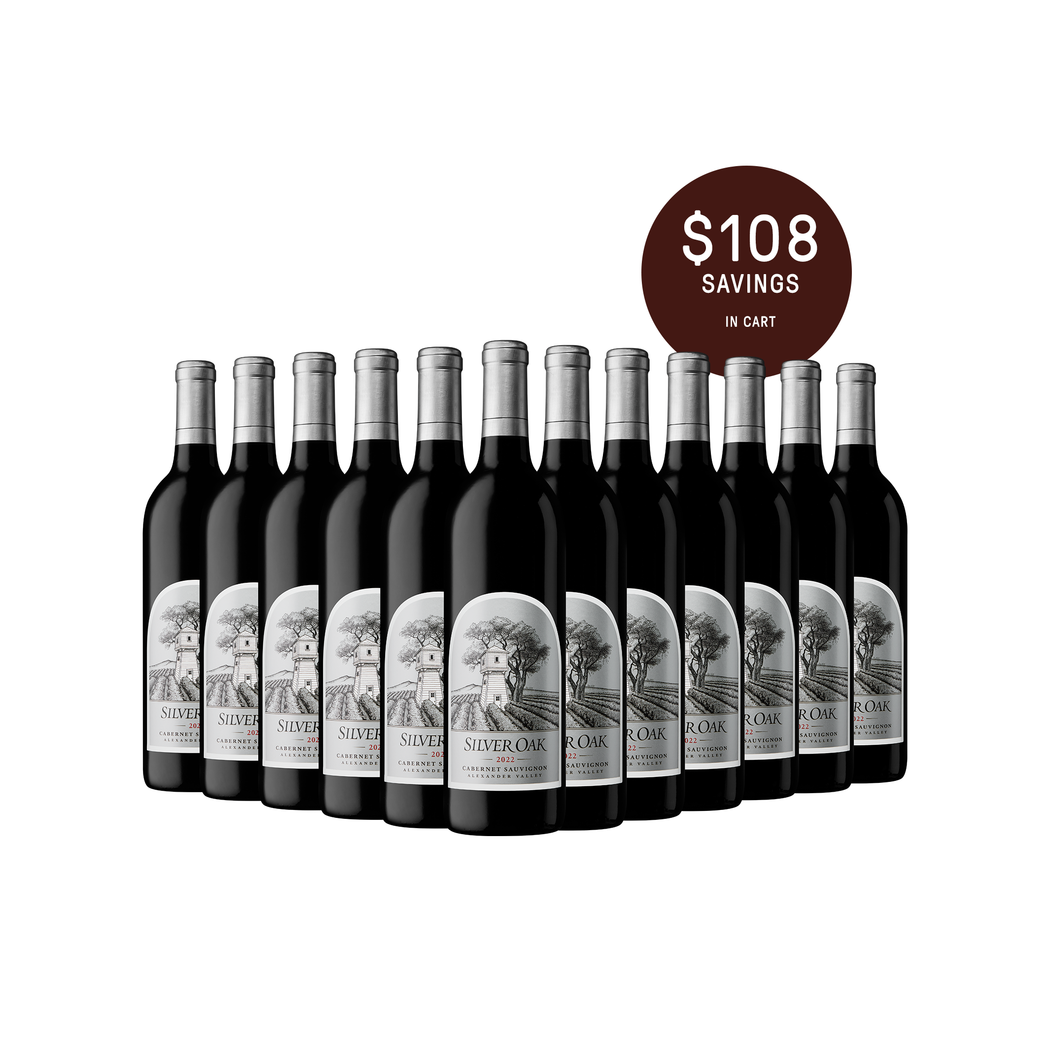 2022 Alexander Valley Cabernet Sauvignon 12-Bottle Collection | $108 Savings in Cart