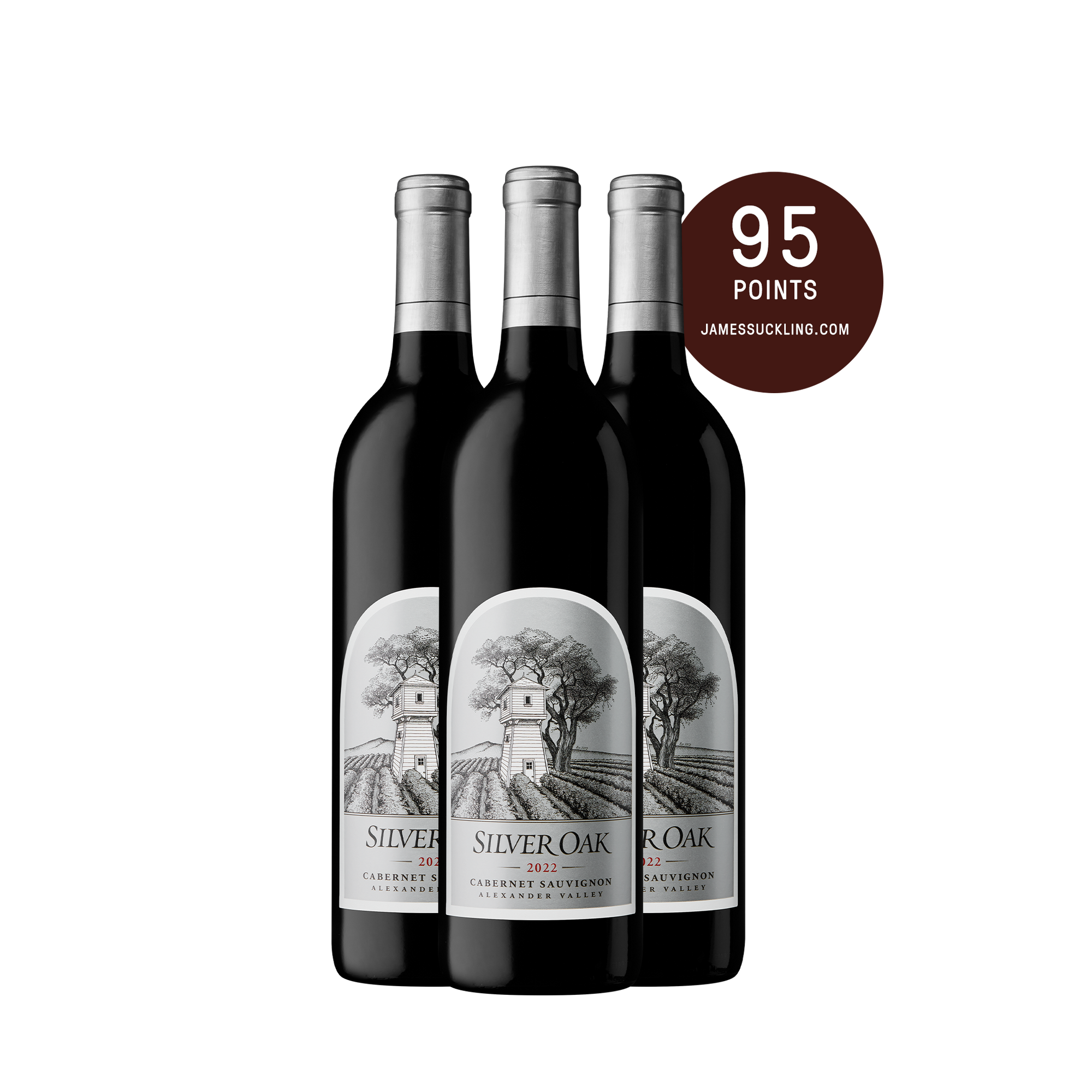 2022 Alexander Valley Cabernet Sauvignon 3-Bottle Collection | 95 Points JamesSuckling.com