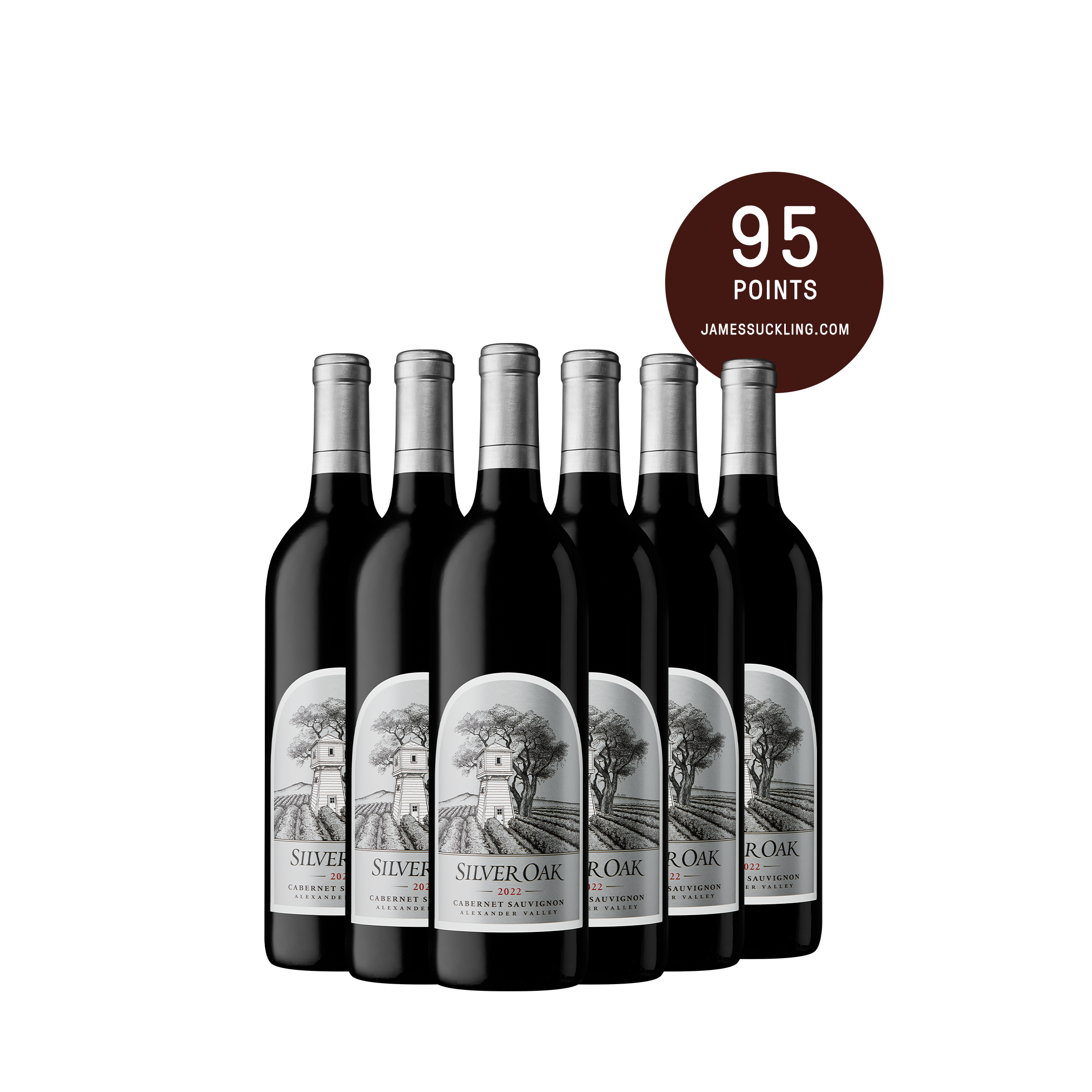 2022 Alexander Valley Cabernet Sauvignon 6-Bottle Collection | 95 Points JamesSuckling.com