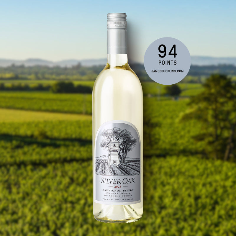 NEW! 2025 Silver Oak Sauvignon Blanc } 94 Points, Jamesuckling.com