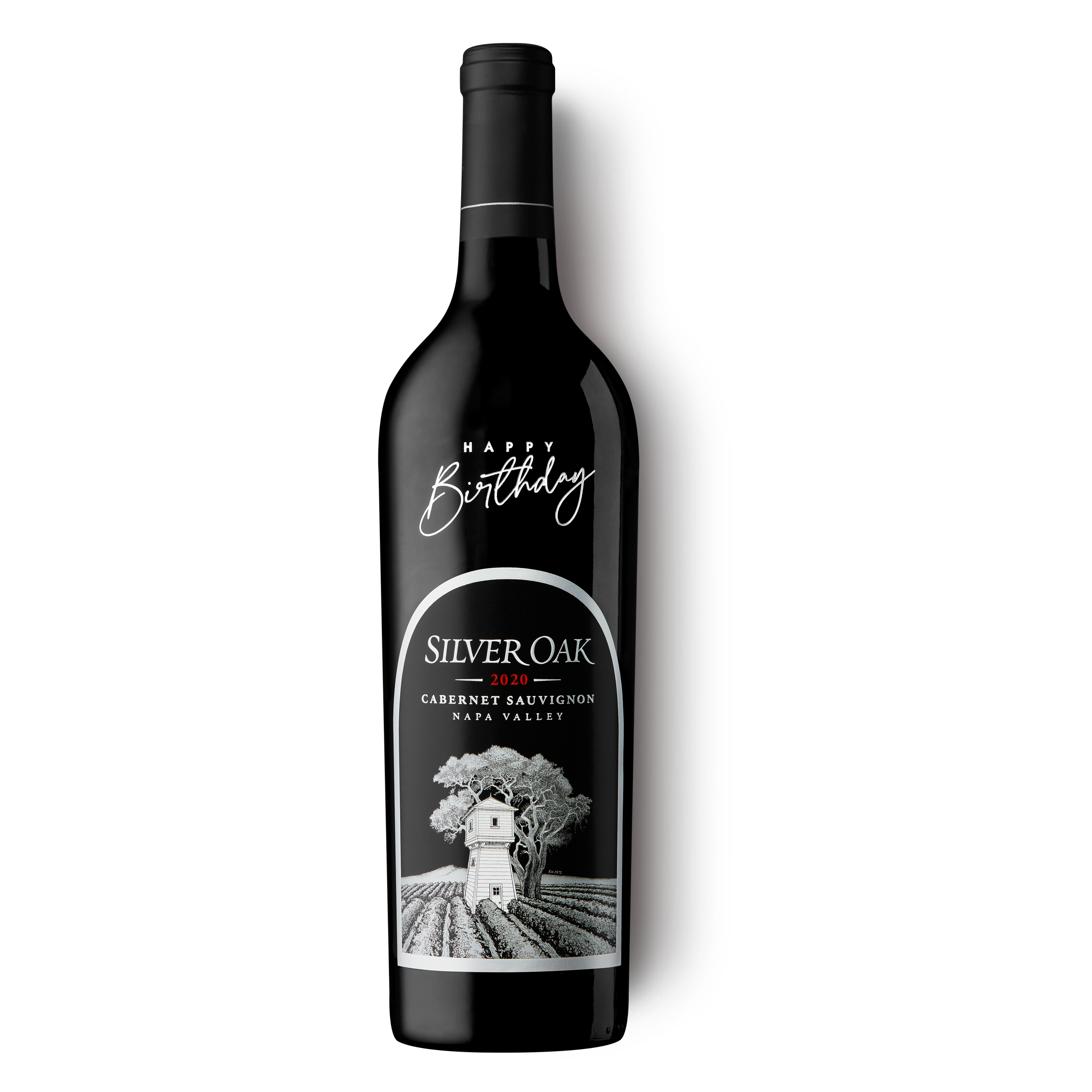Happy Birthday Etched Napa Valley Gift