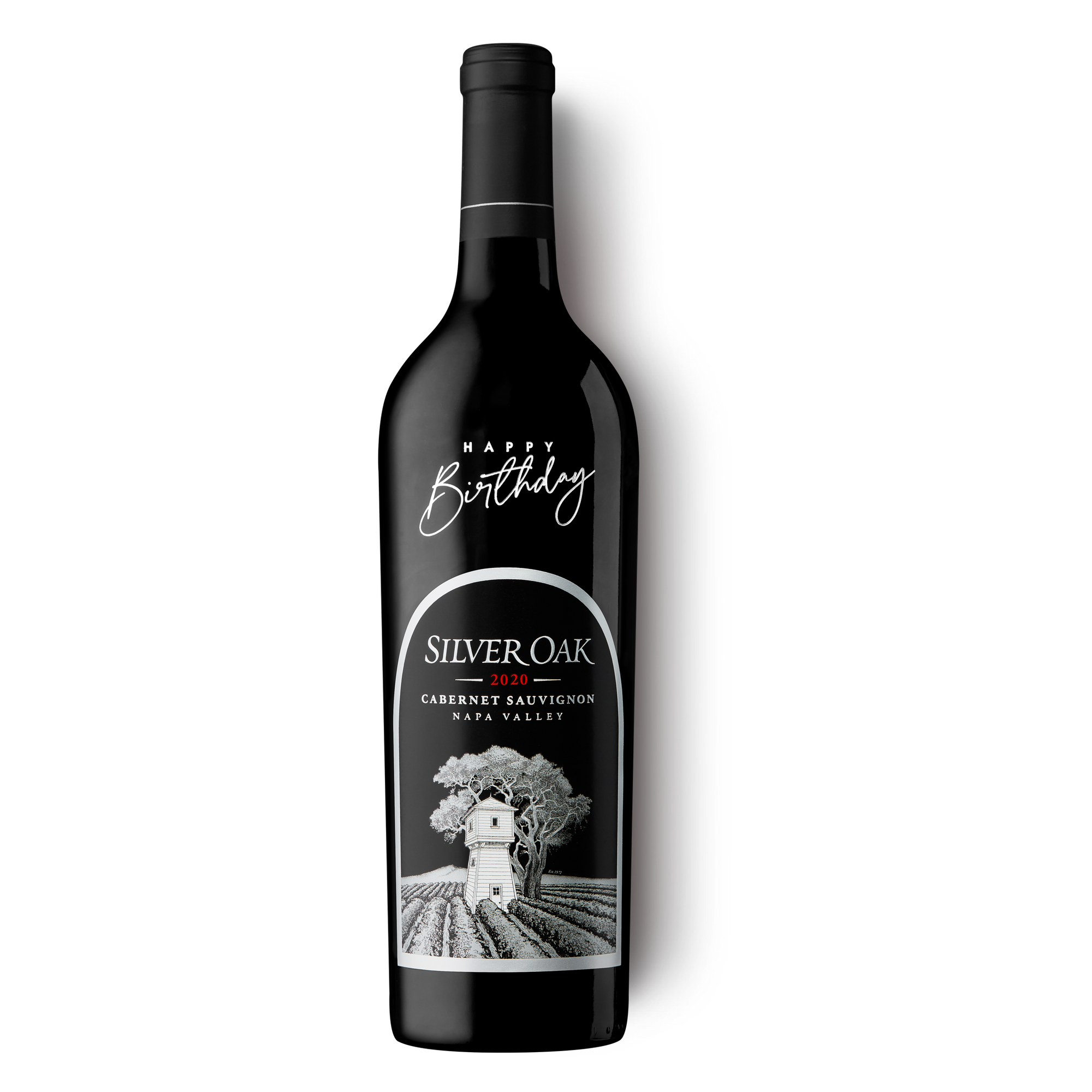 Happy Birthday Etched Napa Valley Gift