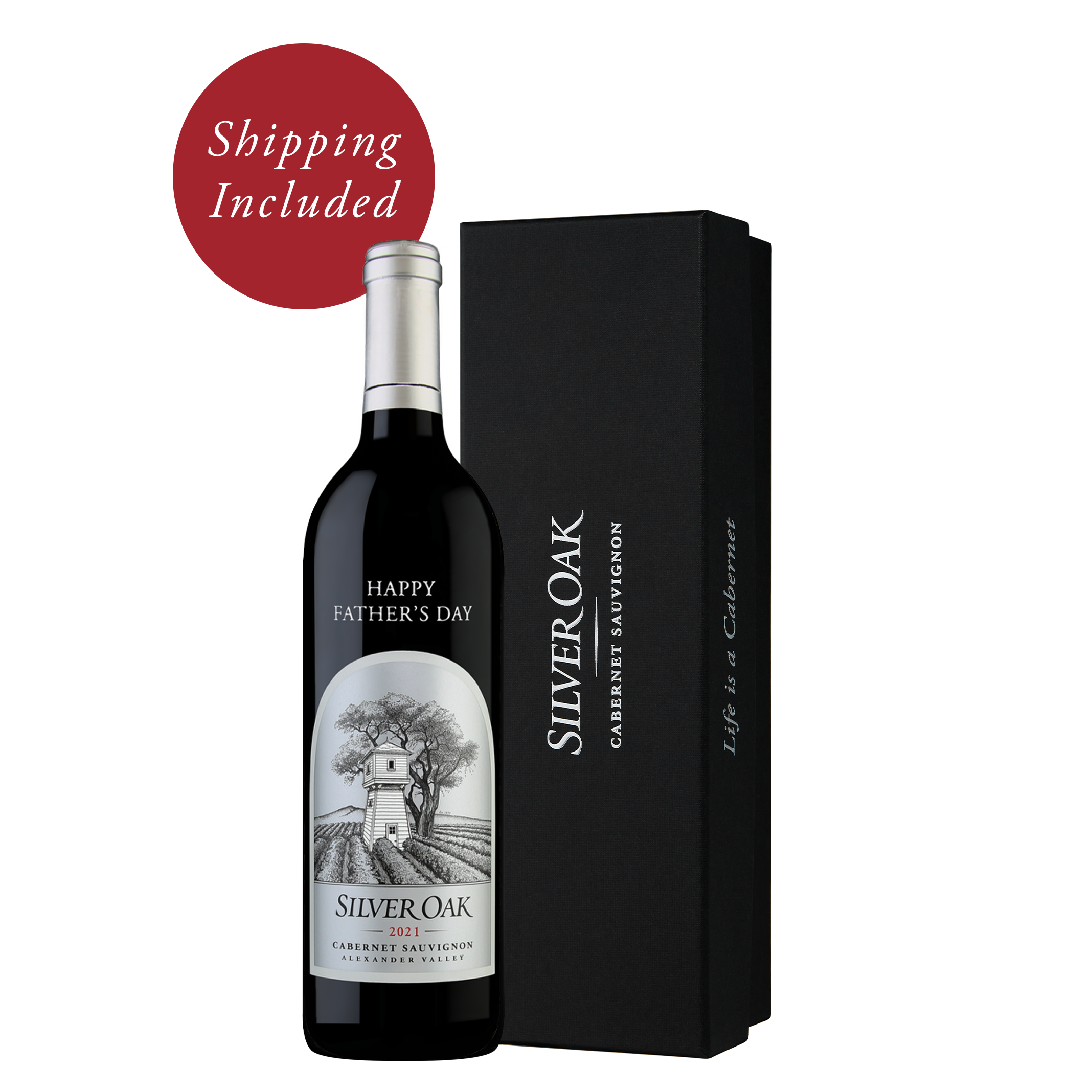 Happy Father's Day Etched Alexander Valley Gift | Shipping Included