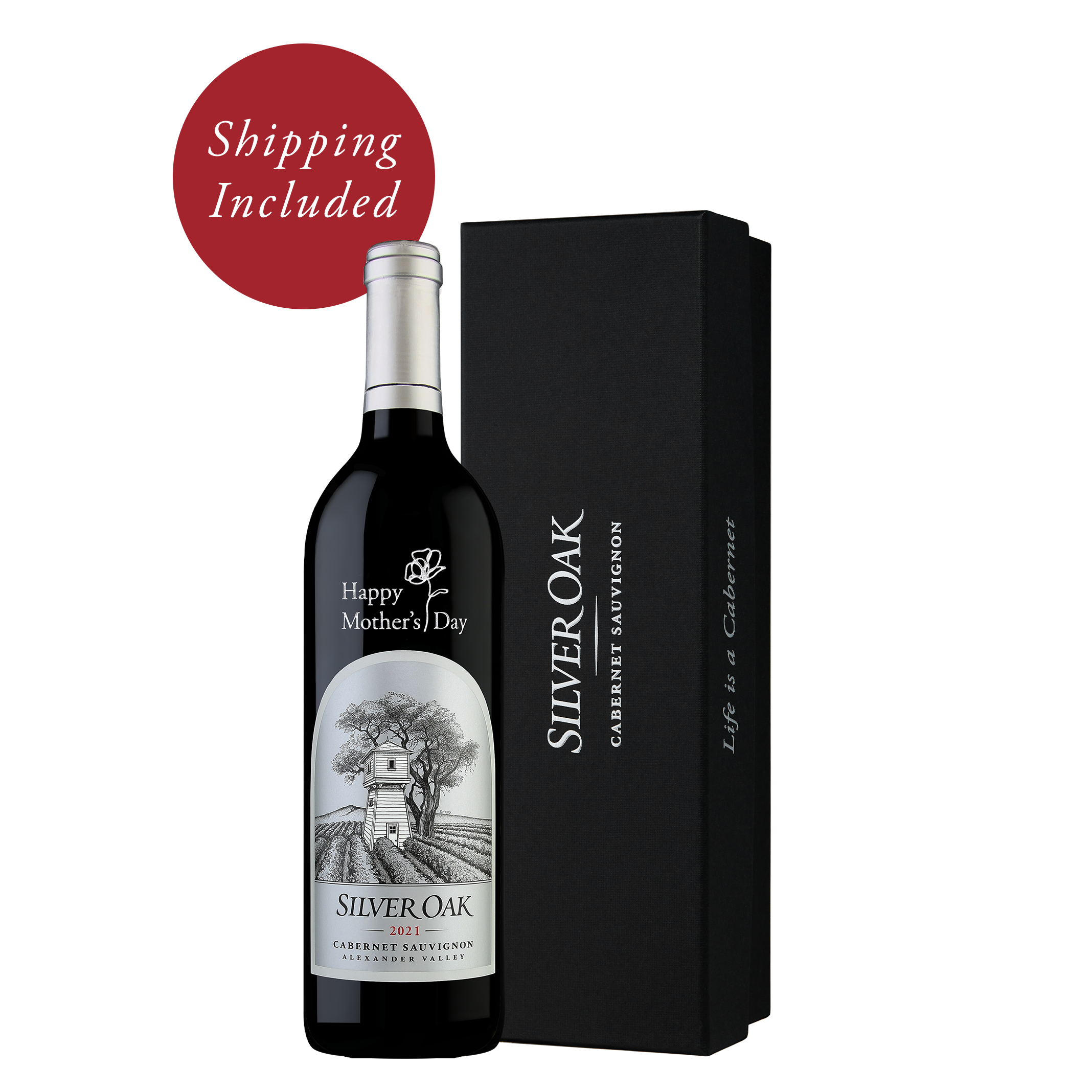 Happy Mother's Day Etched Alexander Valley Gift | Shipping Included