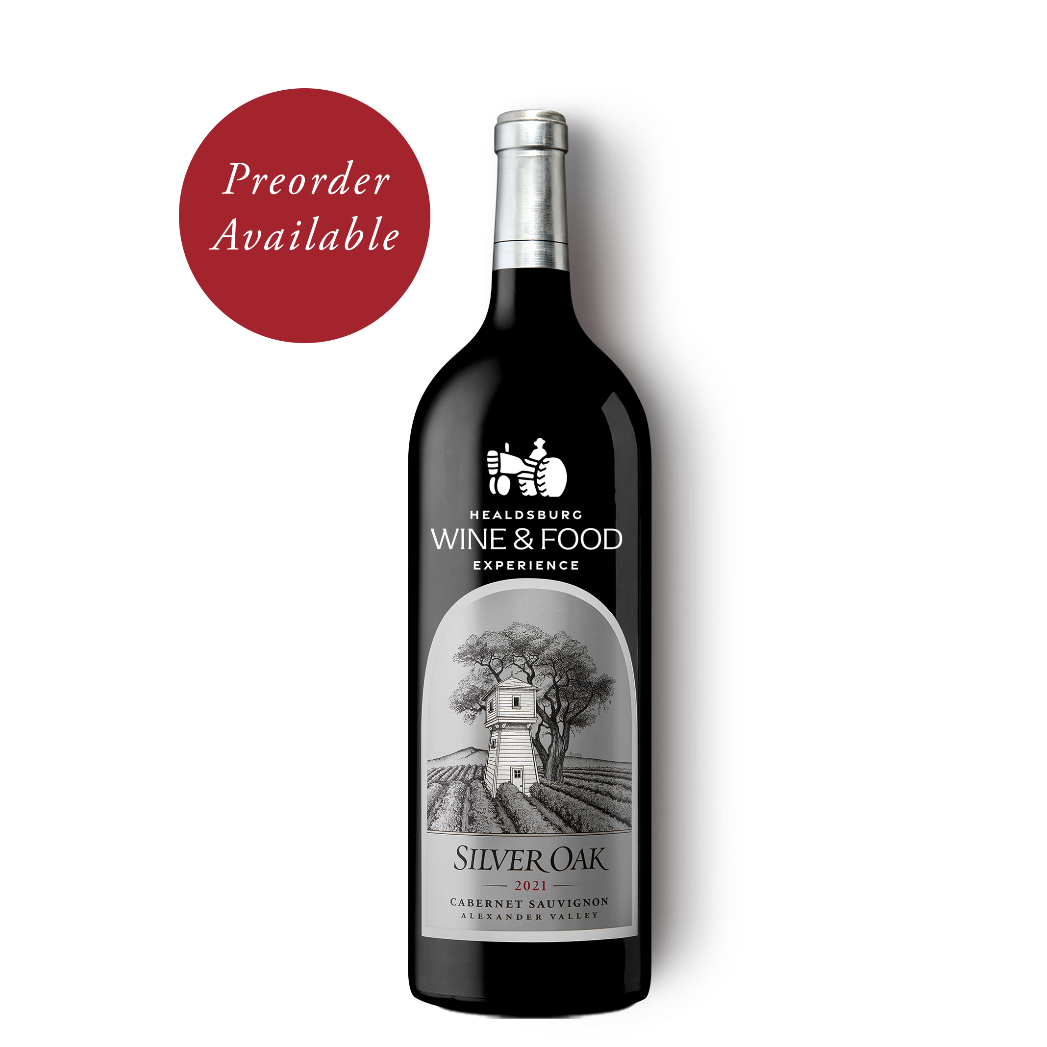 Preorder Available | Healdsburg Food & Wine Experience Etched Alexander Valley Cabernet 1.5L Magnum