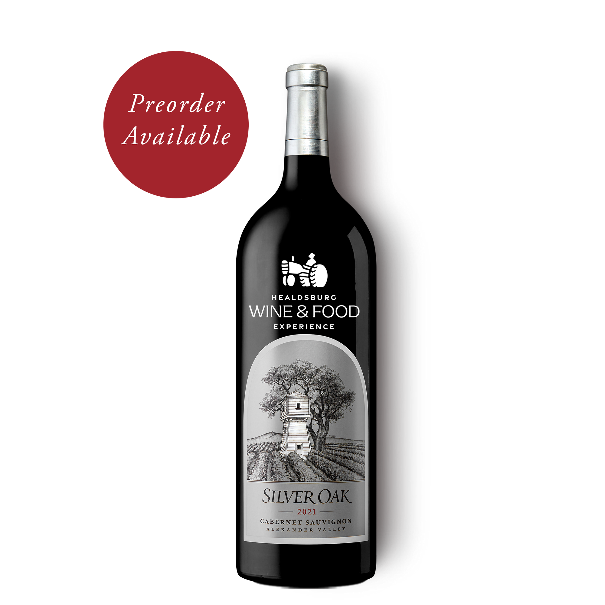 Preorder Available | Healdsburg Food & Wine Experience Etched Alexander Valley Cabernet 1.5L Magnum