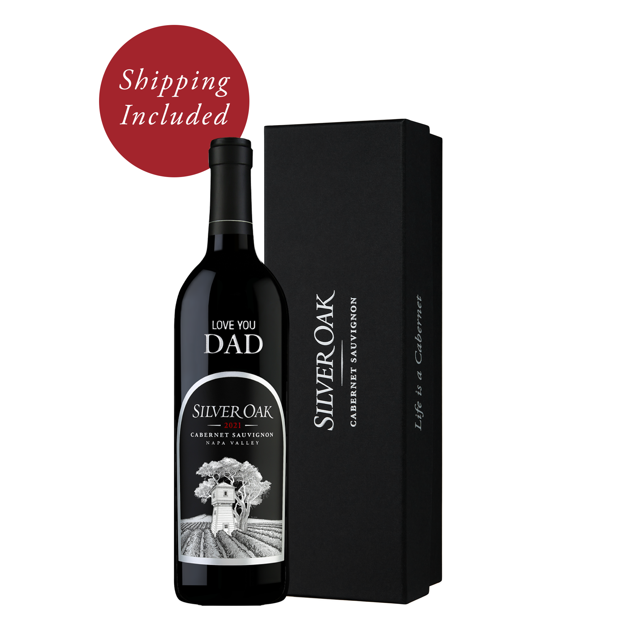Love You Dad Etched Napa Valley Gift