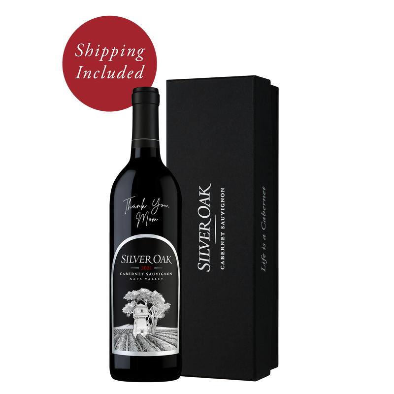 Thank You Mom Etched Napa Valley Gift | Shipping Included