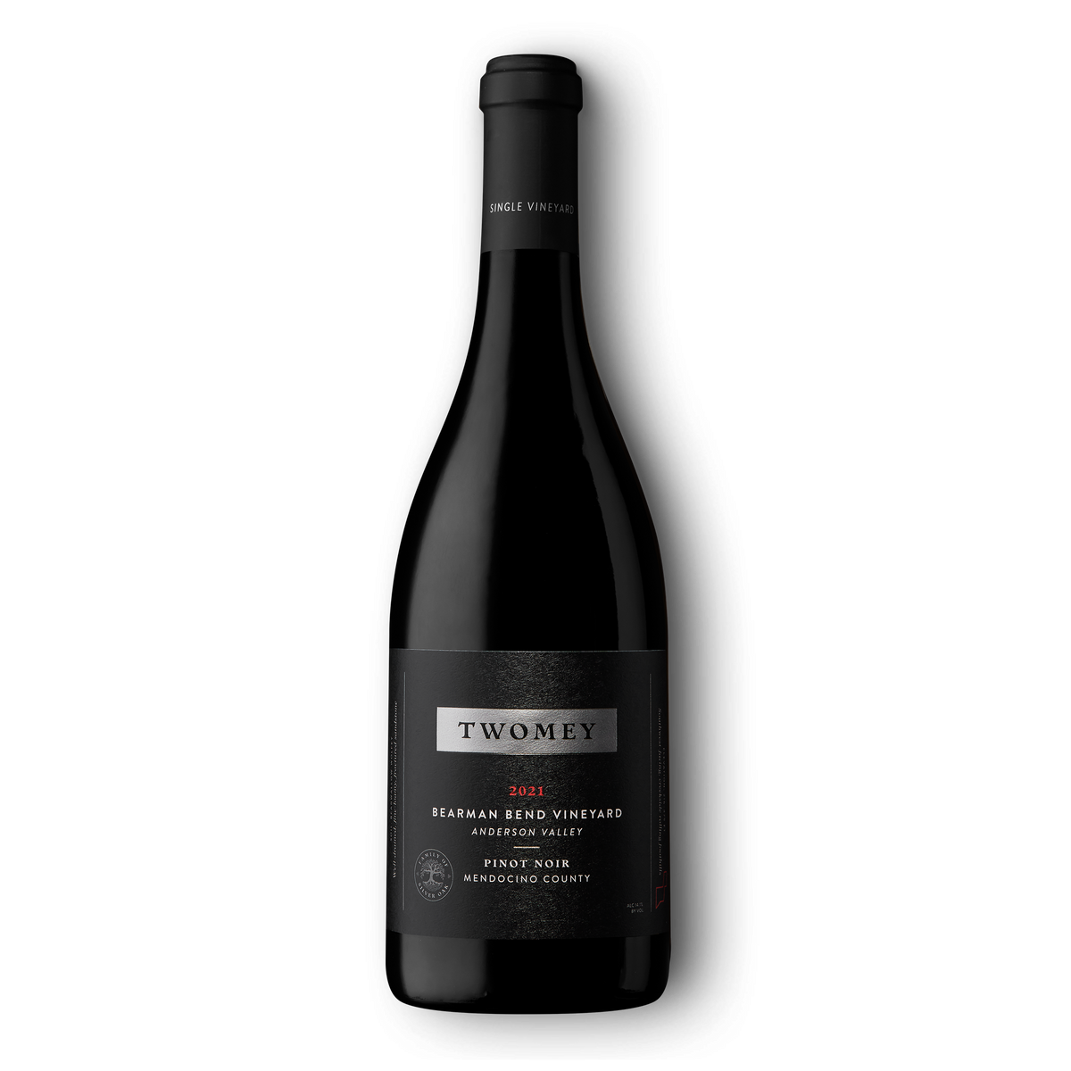 2021 Bearman Bend Vineyard Pinot Noir 750ml red wine bottle