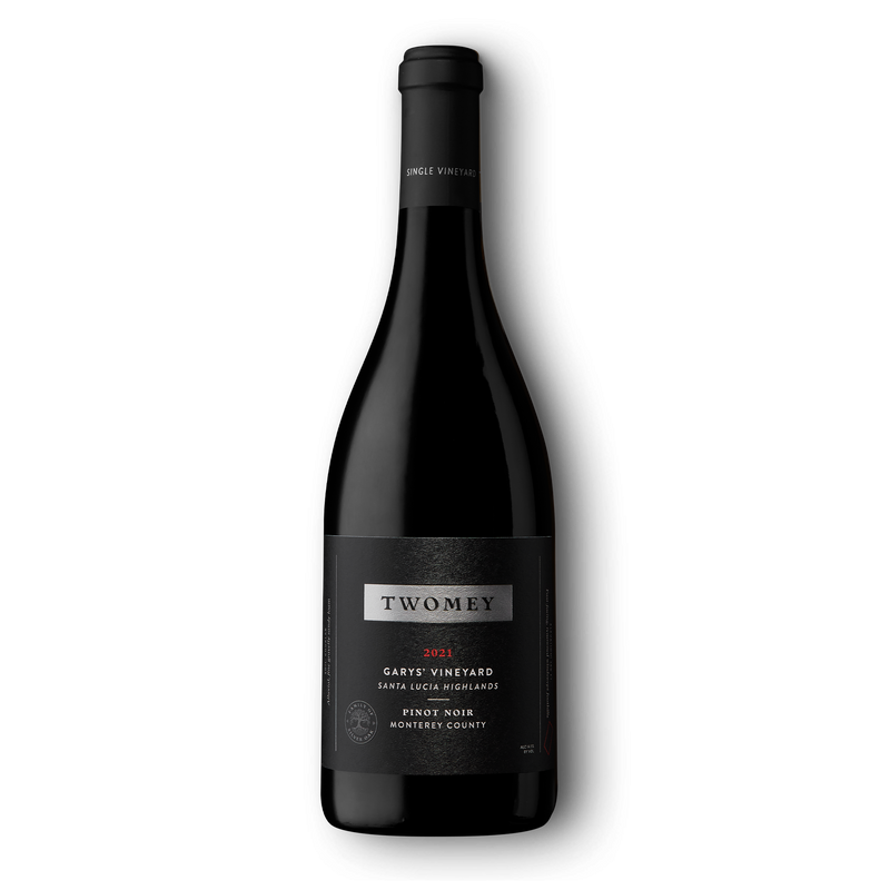 2021 Garys' Vineyard Pinot Noir 750ml red wine bottle
