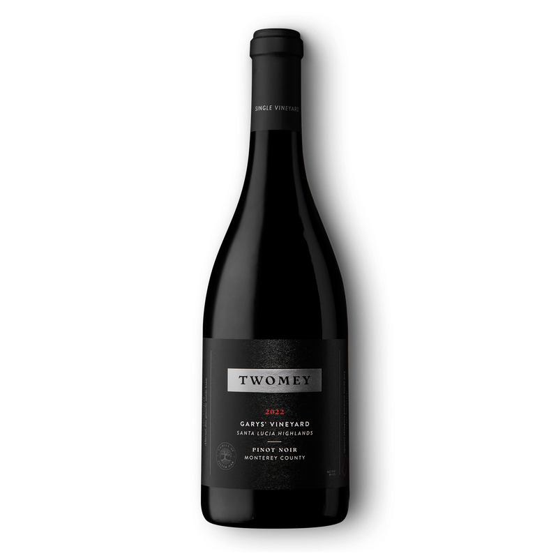 2022 Garys' Vineyard Pinot Noir 750ml red wine bottle