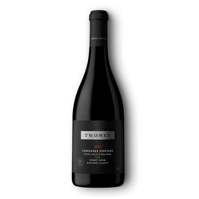 2022 Soberanes Vineyard Pinot Noir 750ml red wine bottle