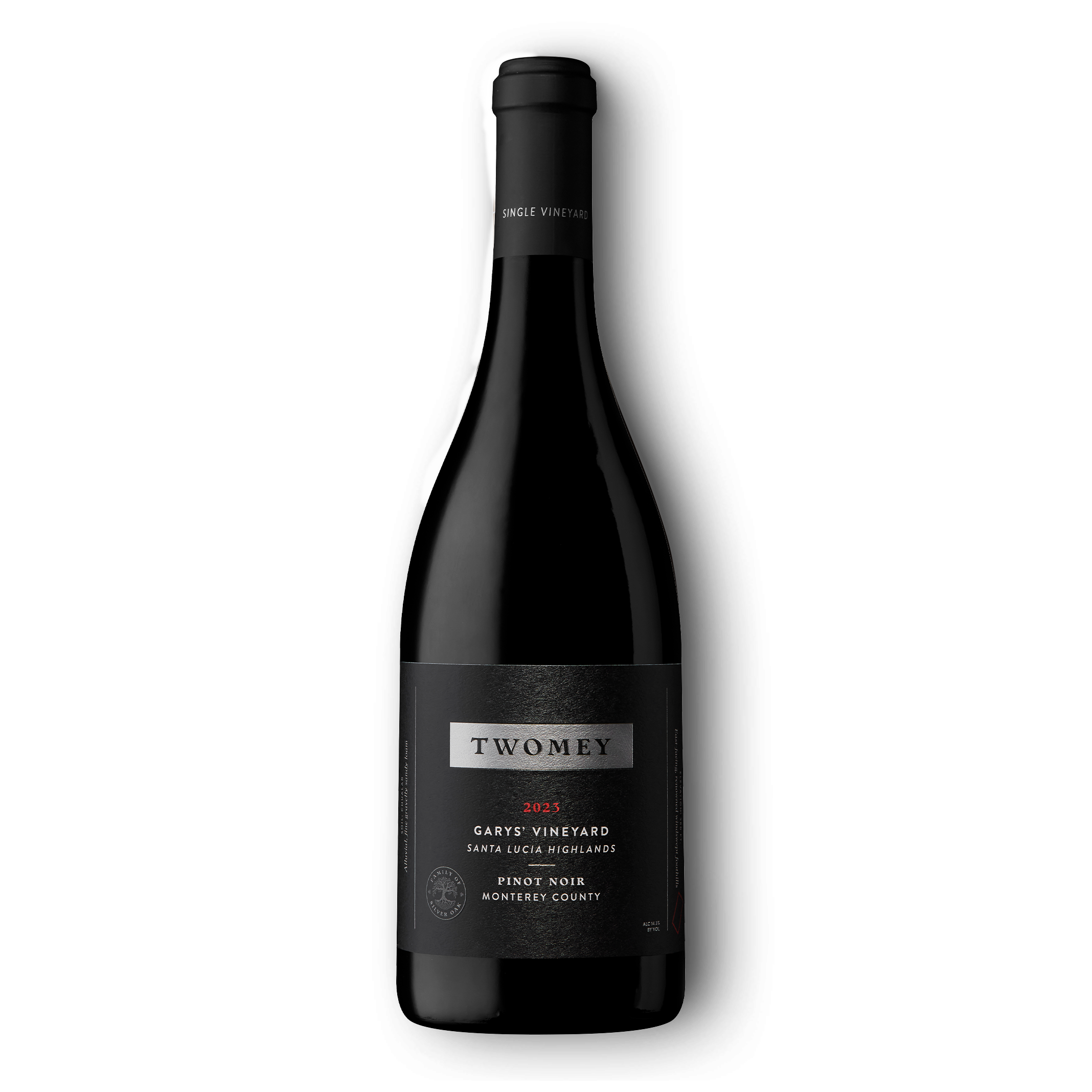 2023 Garys' Vineyard Pinot Noir 750ml red wine bottle