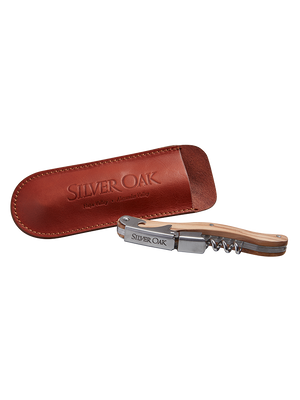 Silver Oak Corkscrew in Leather Sheath | Wine Accessories and Gifts