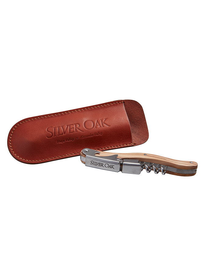 Silver Oak Corkscrew in Leather Sheath | Wine Accessories and Gifts