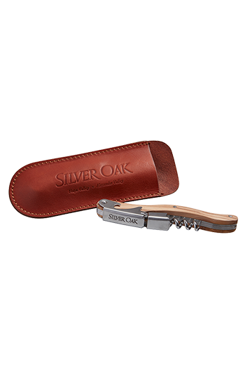 Silver Oak Corkscrew in Leather Sheath | Wine Accessories and Gifts
