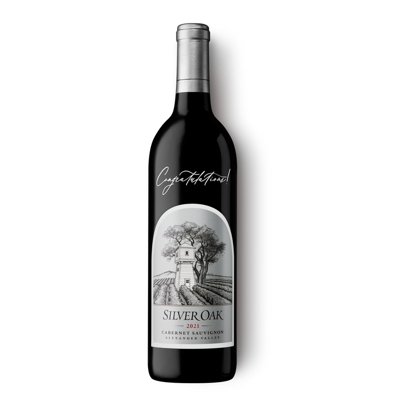Congratulations Etched Alexander Valley Gift
