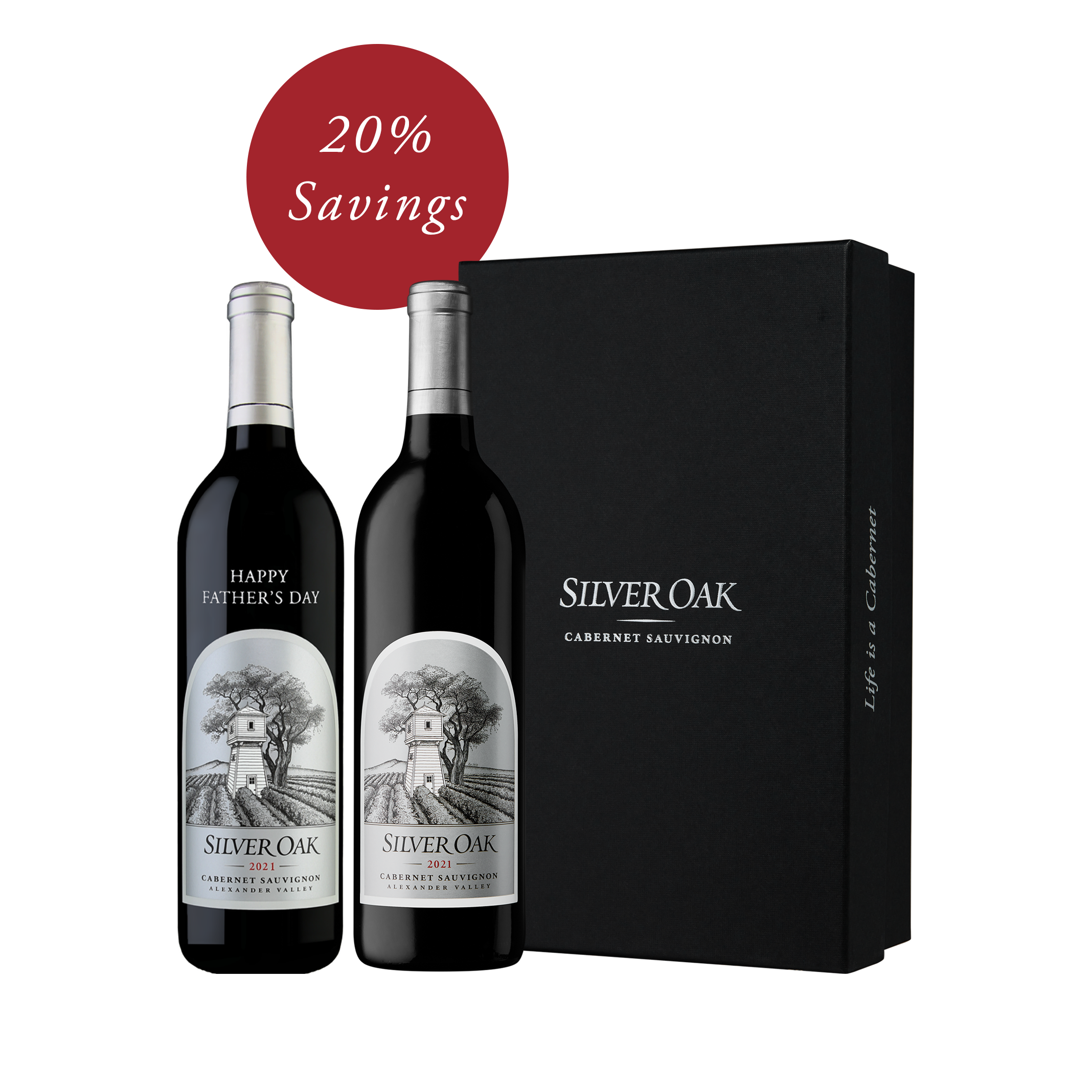 Father's Day Two-Bottle Cabernet Gift | 20% Savings and Shipping Included