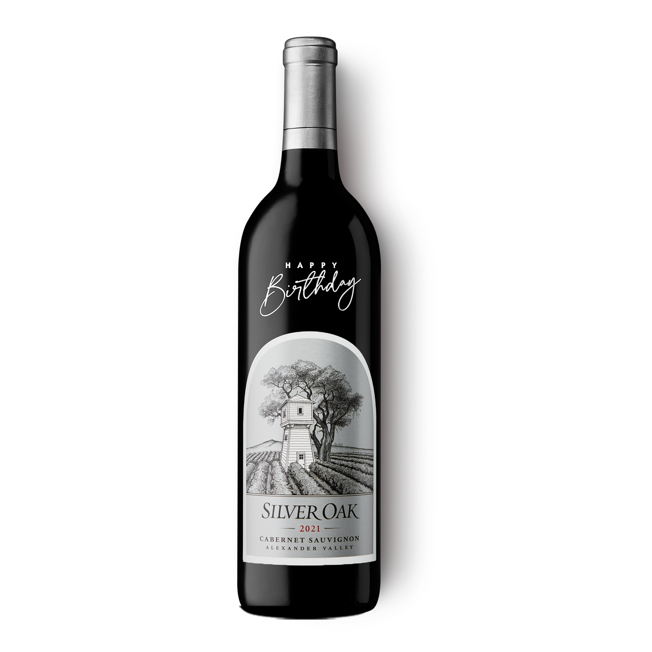 Happy Birthday Etched Alexander Valley Gift