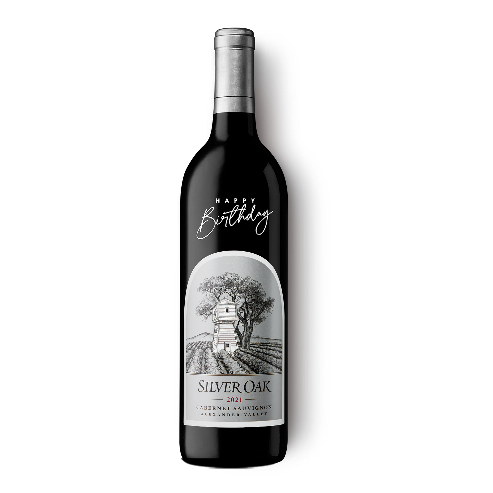 Happy Birthday Etched Alexander Valley Gift