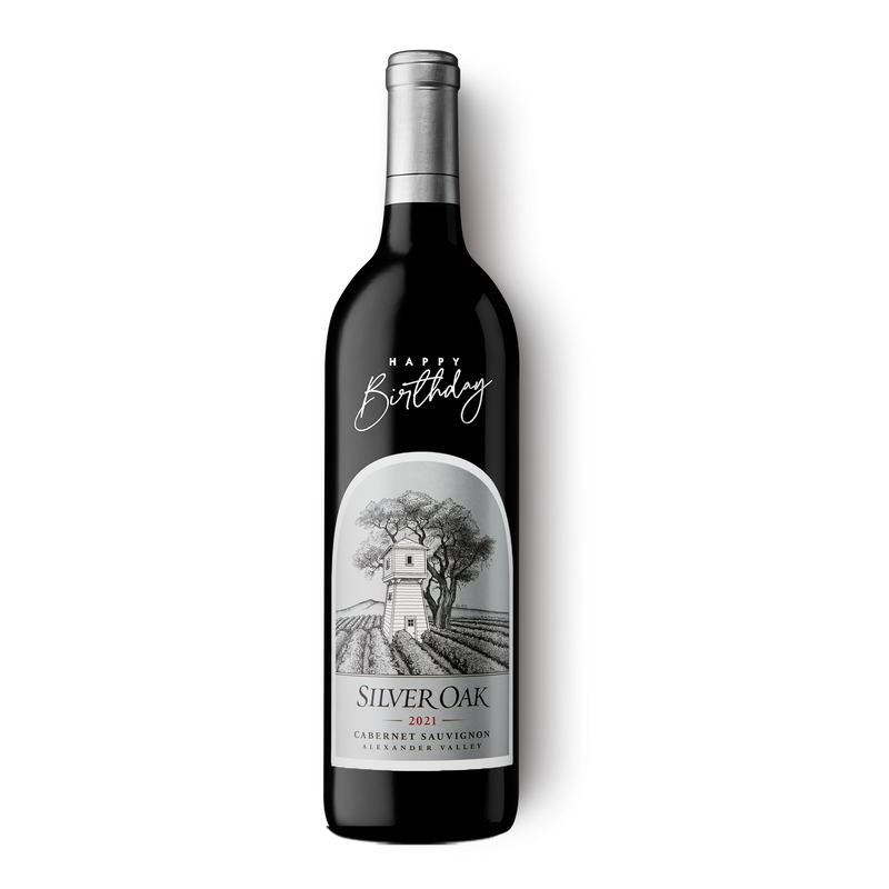 Happy Birthday Etched Alexander Valley Gift