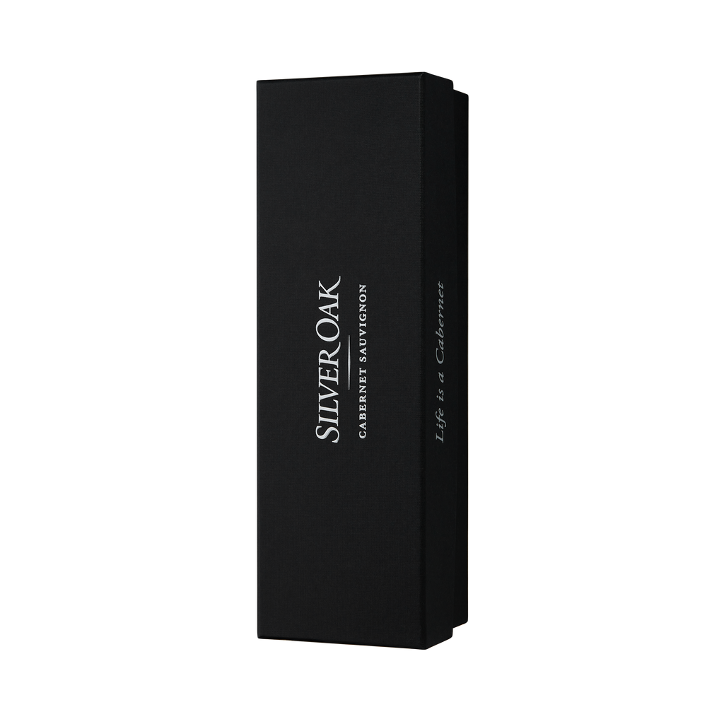 Silver Oak Black One-Bottle Gift Box