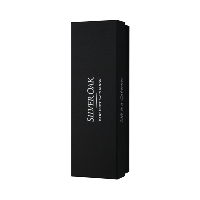 Silver Oak Black One-Bottle Gift Box