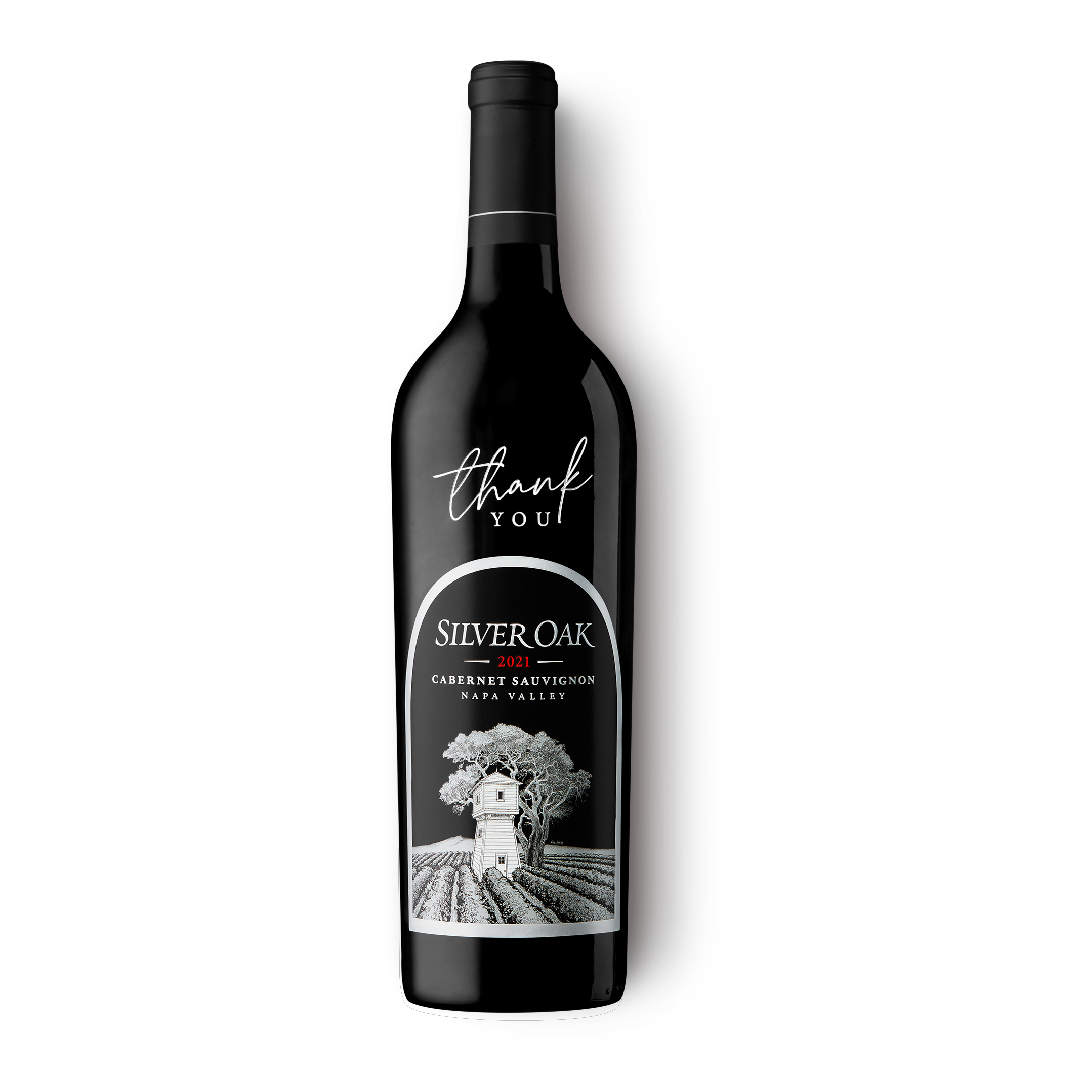 Thank You Etched Napa Valley Gift