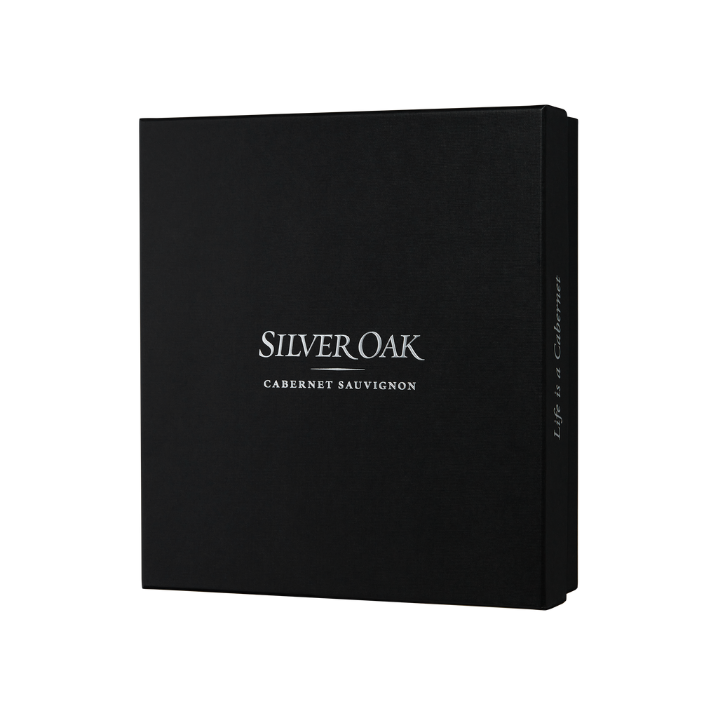 Silver Oak Black Three-Bottle Gift Box