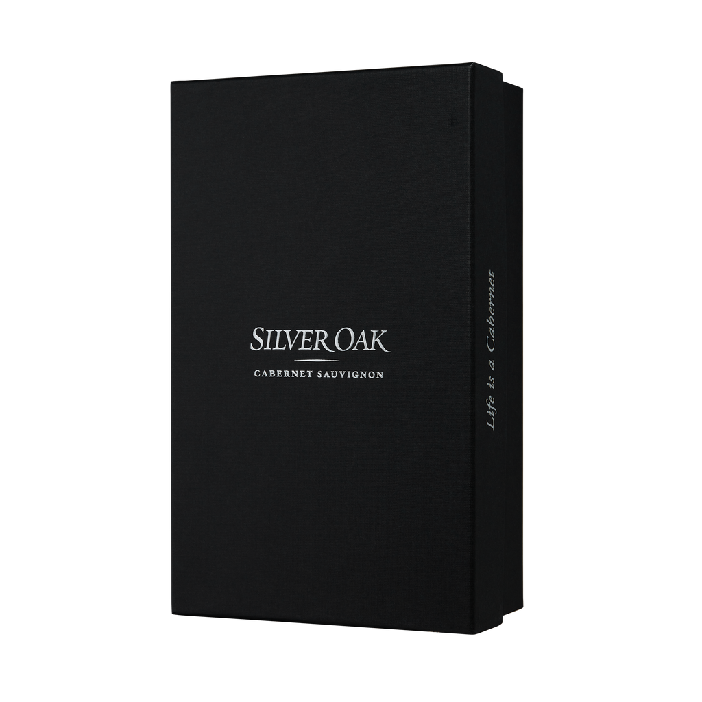Silver Oak Black Two-Bottle Gift Box